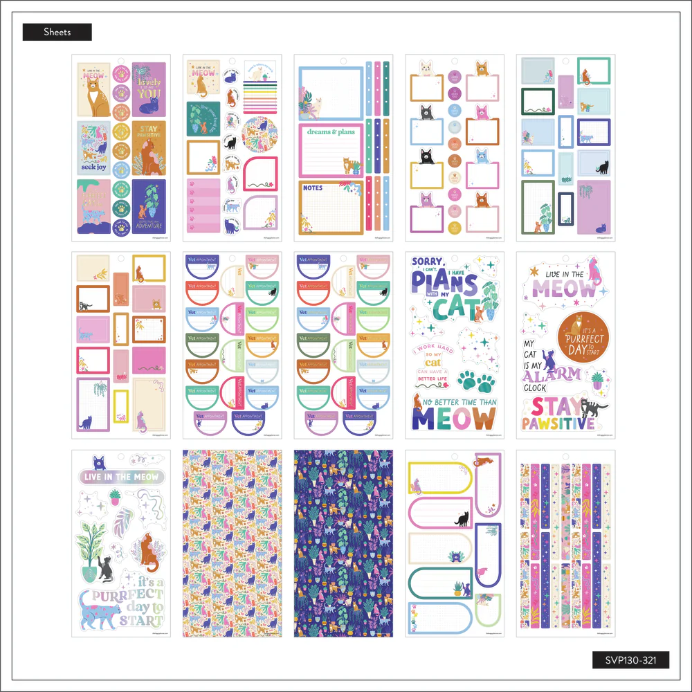 Whimsical Whiskers - Value Pack Stickers - Image 6