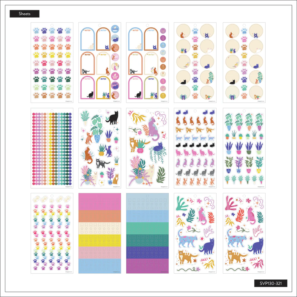 Whimsical Whiskers - Value Pack Stickers - Image 7