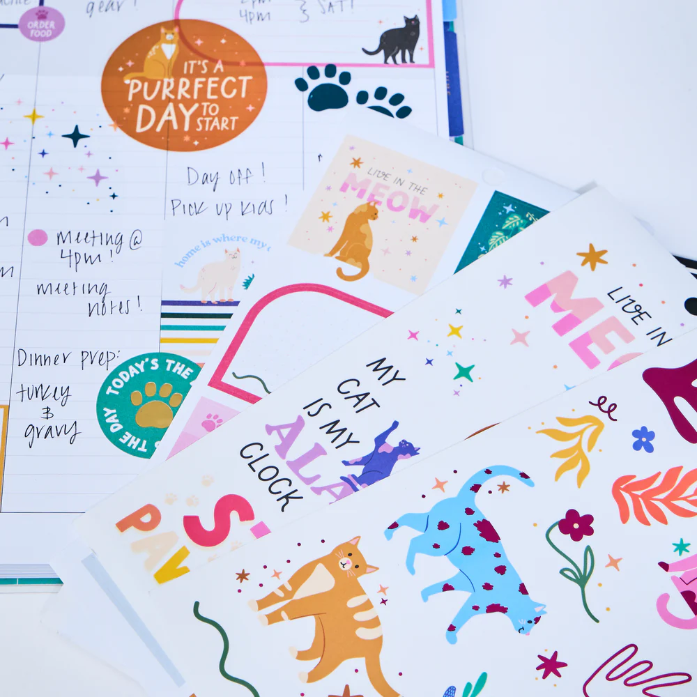 Whimsical Whiskers - Value Pack Stickers - Big - Image 2