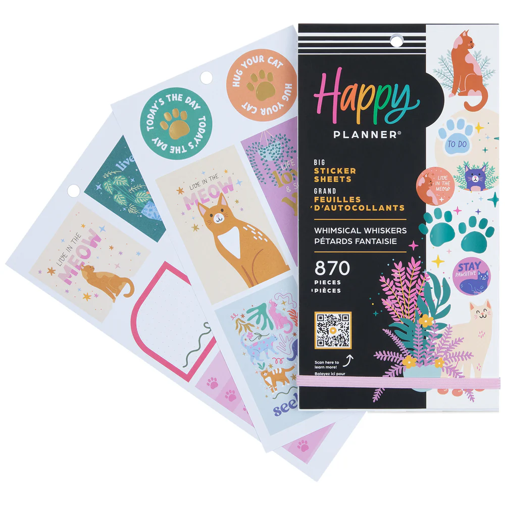 Whimsical Whiskers - Value Pack Stickers - Big - Image 4