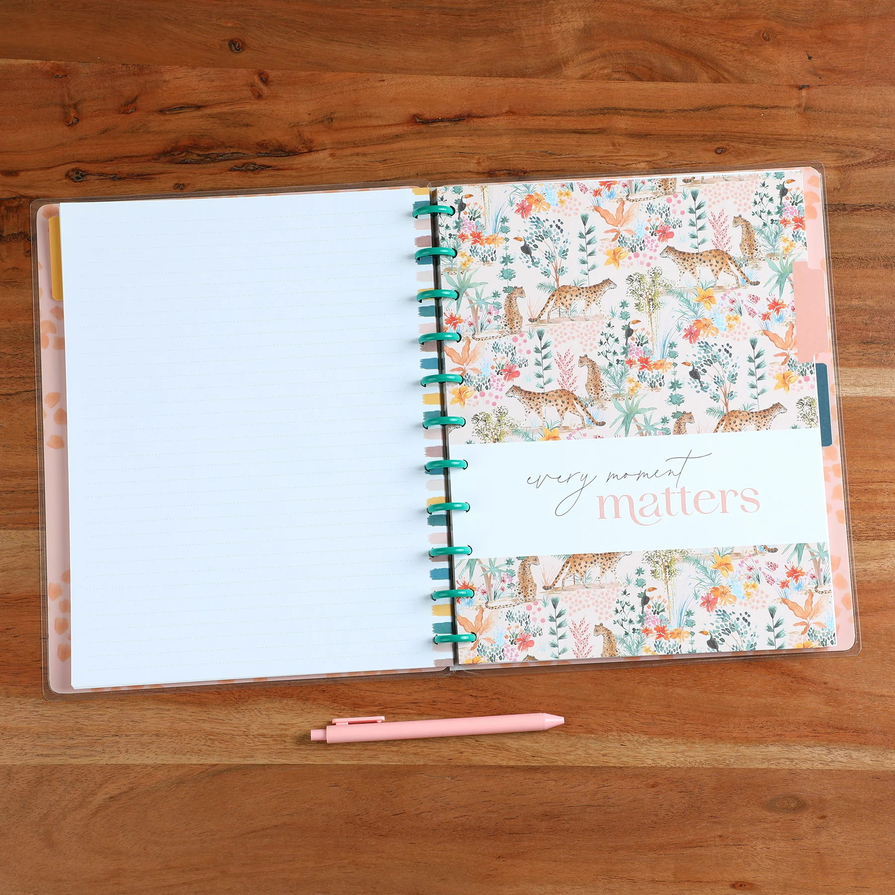 Wild Jungle - Dotted Lined Big Notebook - 60 Sheets - Image 2