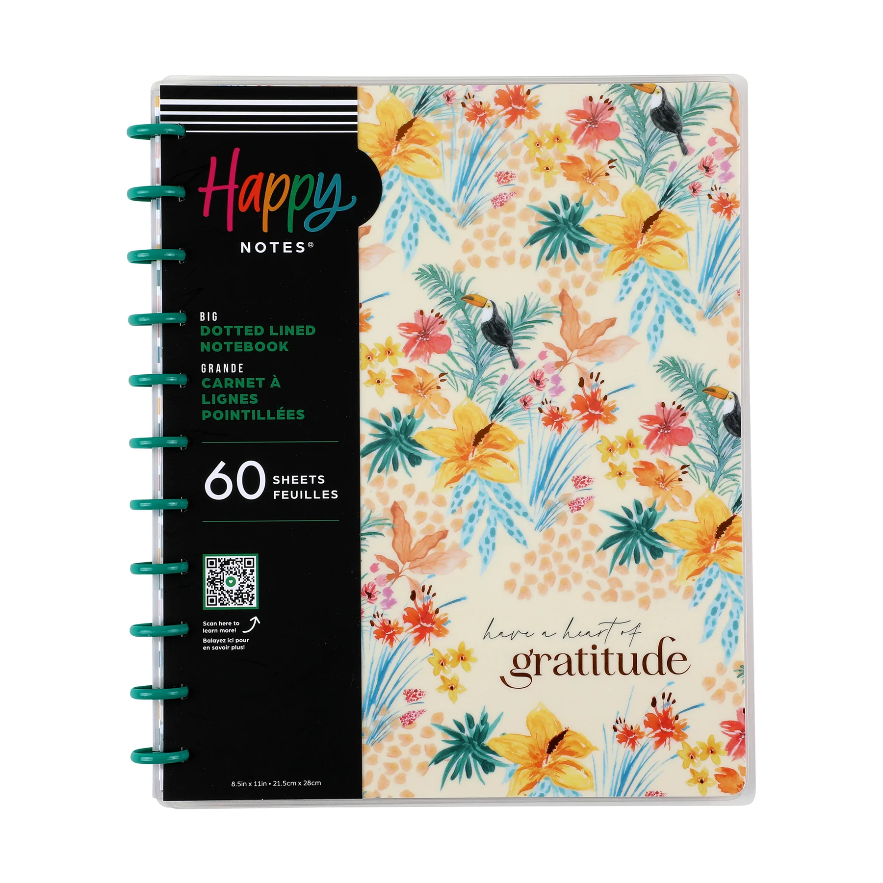 Wild Jungle - Dotted Lined Big Notebook - 60 Sheets - Image 7
