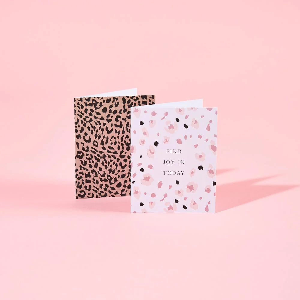 Wild Leopard Note Cards - Image 2
