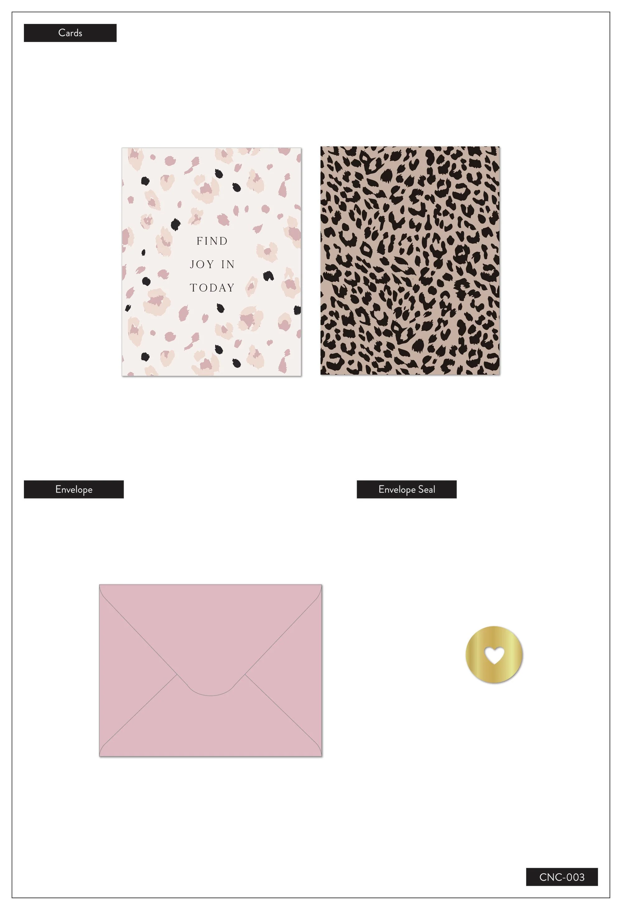 Wild Leopard Note Cards - Image 3