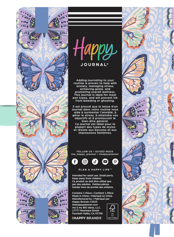 Winged Beauty - Bullet Dot Grid Happy Journal® - 80 Sheets - 160gsm Paper - Image 10