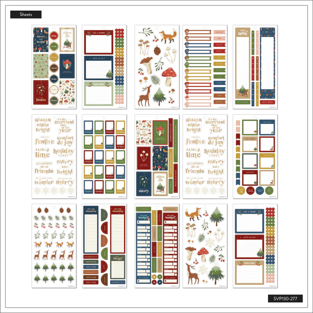Woodland Seasons Christmas - Value Pack Stickers - Image 6