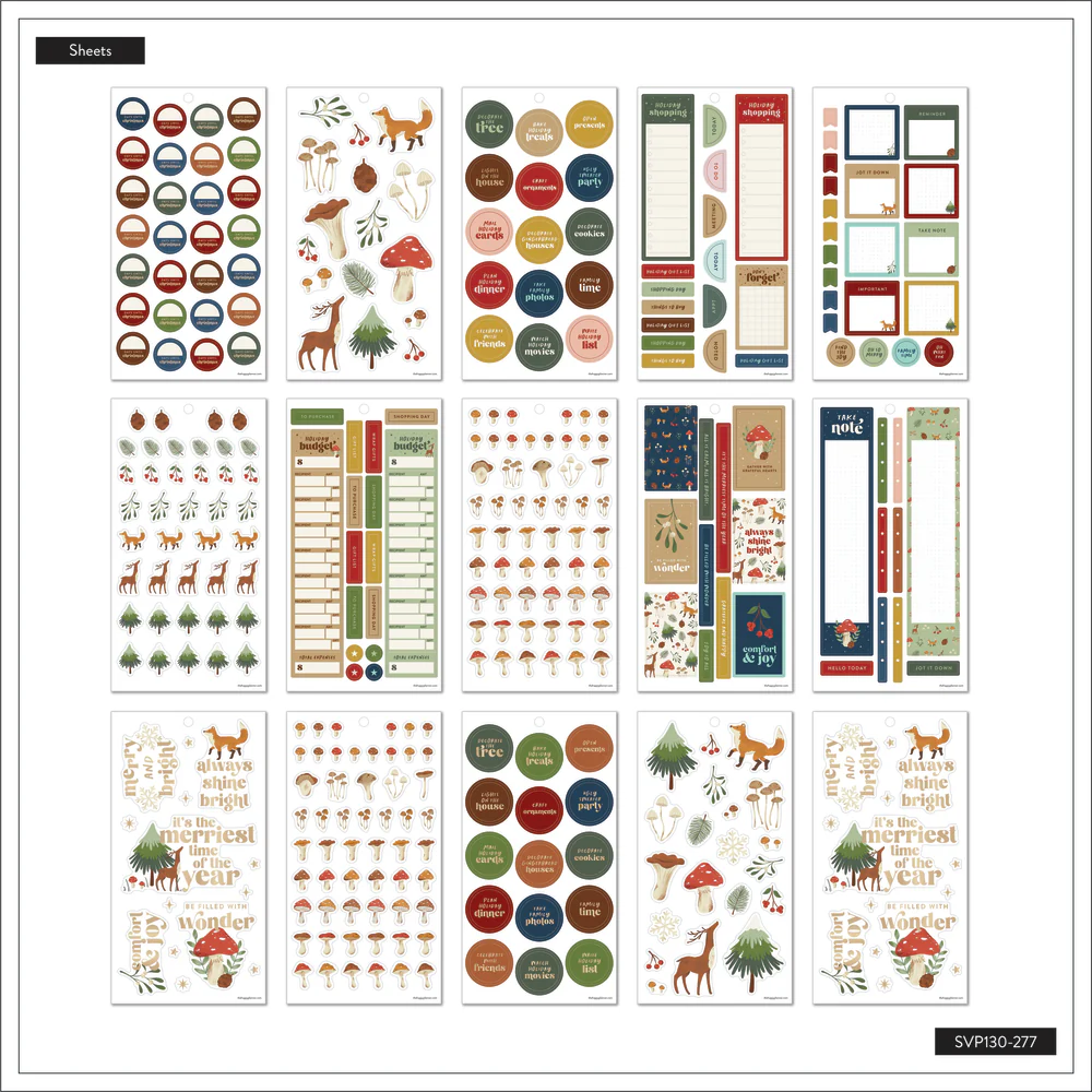 Woodland Seasons Christmas - Value Pack Stickers - Image 7