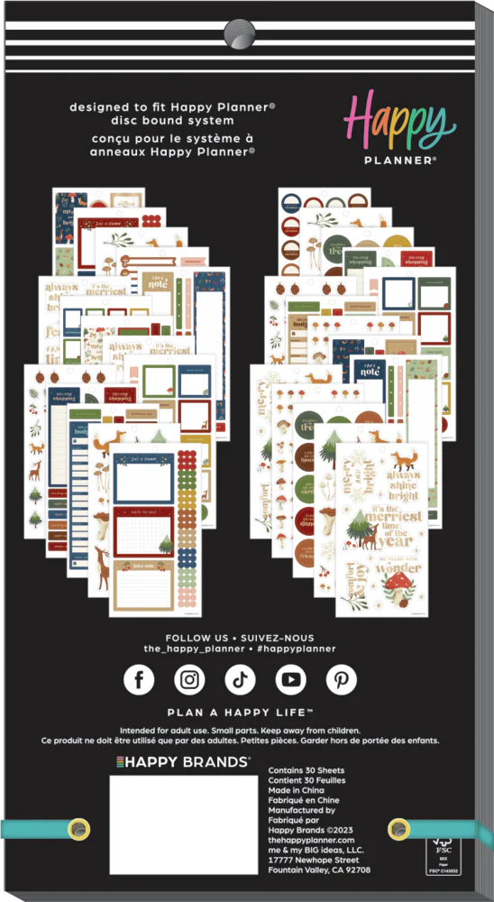 Woodland Seasons Christmas - Value Pack Stickers - Image 8