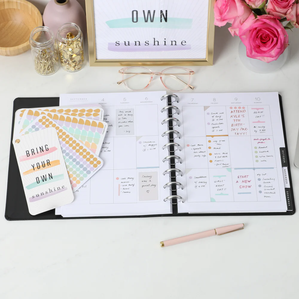 Work + Life Bright Pastels Fan Sticker Book - 16 Sheets - Image 3