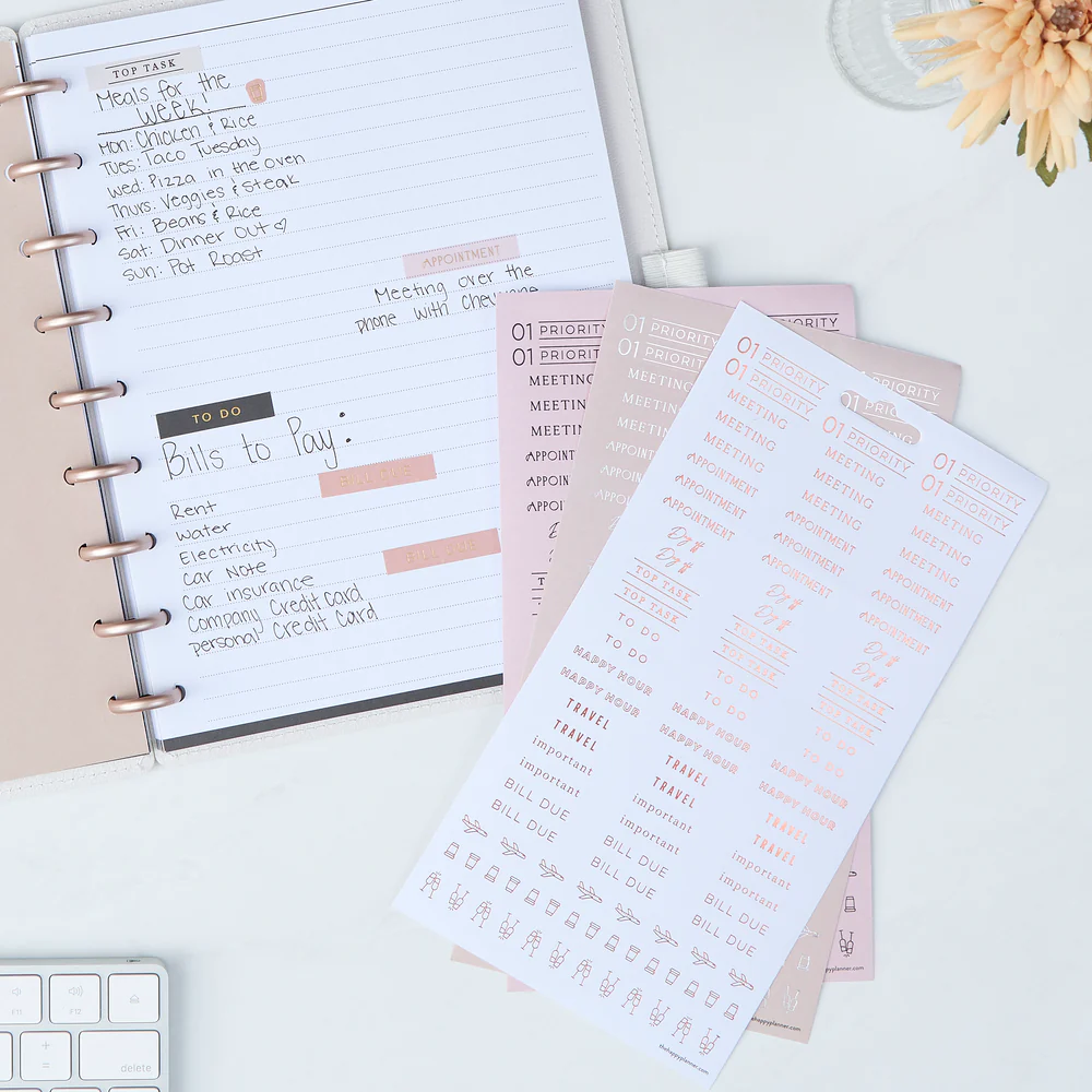 Work + Life Ivory - 8 Sticker Sheets - Image 2