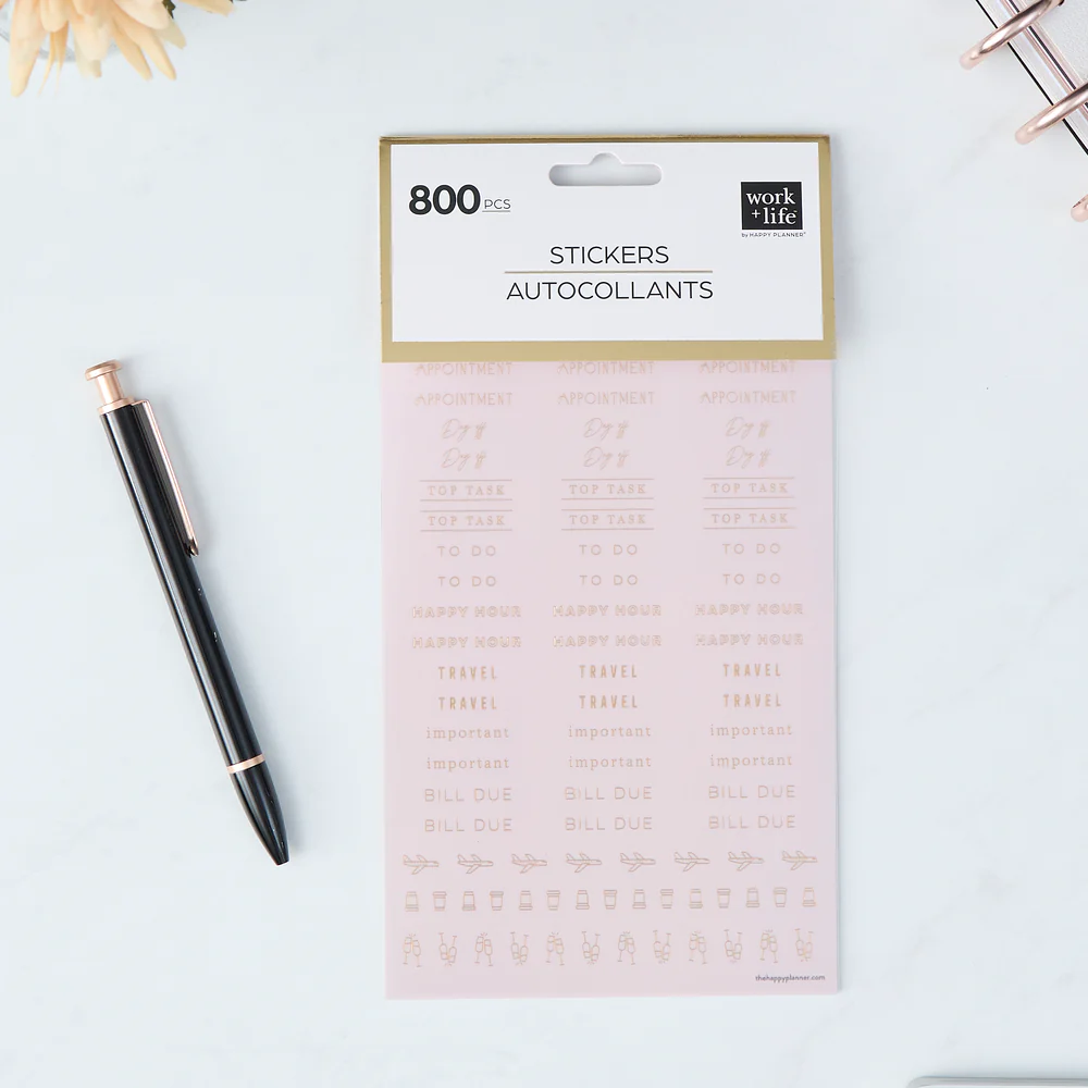 Work + Life Ivory - 8 Sticker Sheets - Image 4