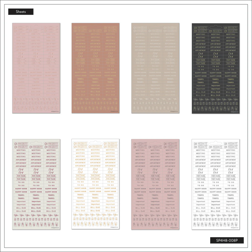 Work + Life Ivory - 8 Sticker Sheets - Image 5