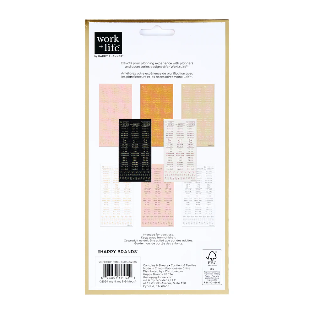 Work + Life Ivory - 8 Sticker Sheets - Image 6