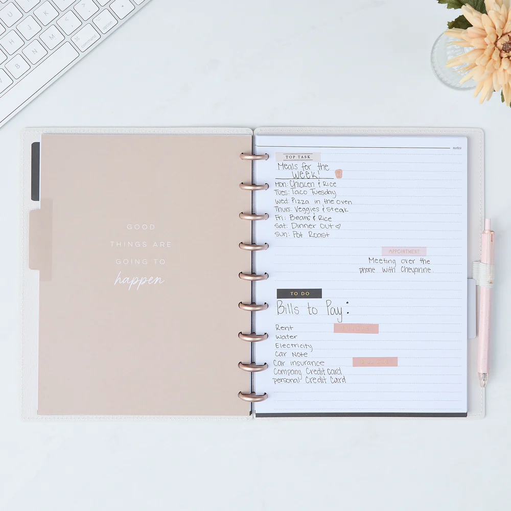 Work + Life Ivory - Dotted Lined Deluxe Classic Notebook - 60 Sheets - Image 3