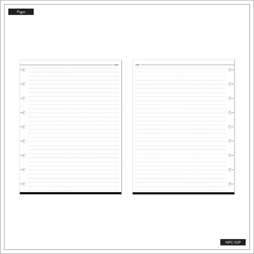 Work + Life Ivory - Dotted Lined Deluxe Classic Notebook - 60 Sheets - Image 8