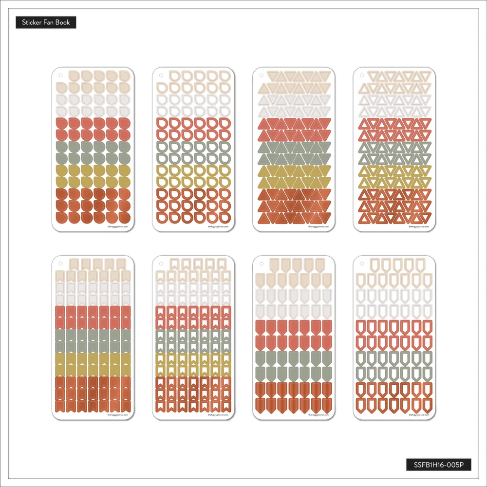 Work + Life Ivy & Rose - Fan Sticker Book - 16 Sheets - Image 6