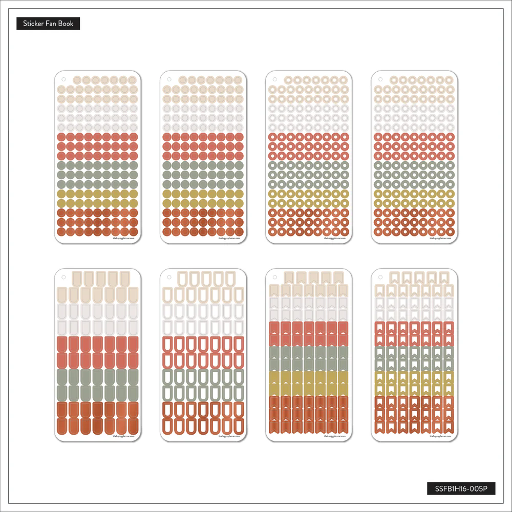 Work + Life Ivy & Rose - Fan Sticker Book - 16 Sheets - Image 7