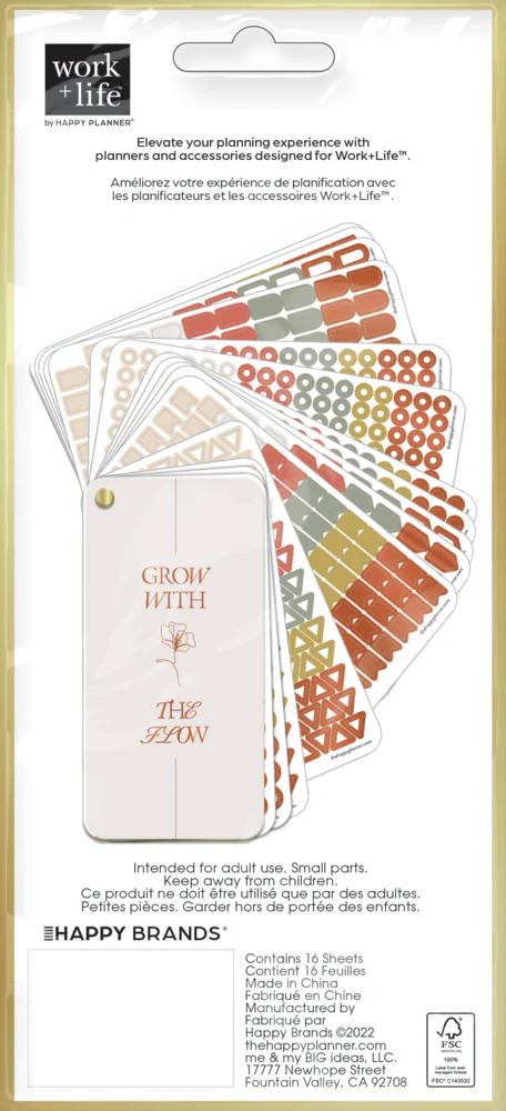 Work + Life Ivy & Rose - Fan Sticker Book - 16 Sheets - Image 8