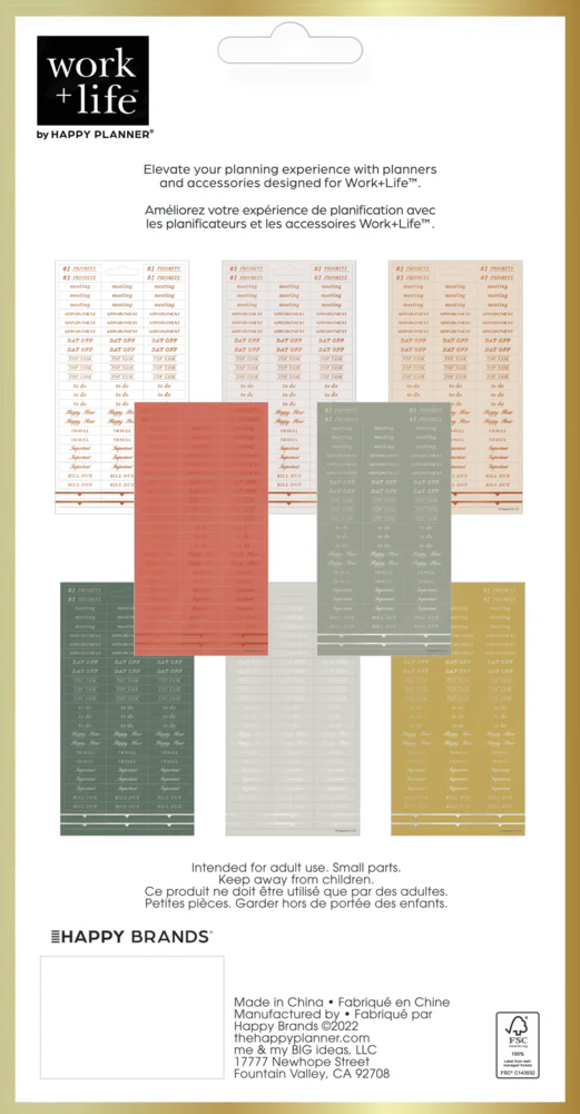 Work + Life Ivy & Rose - 8 Sticker Sheets - Image 5