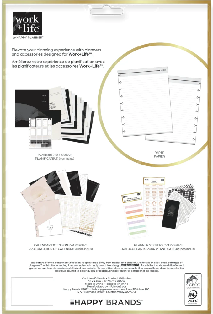 Work + Life Metropolitan - Dotted Lined Classic Filler Paper - 60 Sheets - Image 5