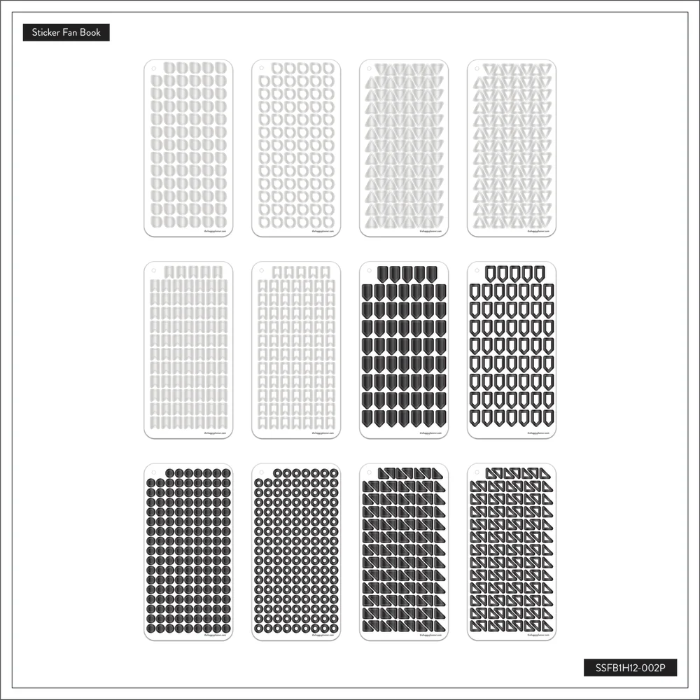 Work + Life Metropolitan - Foil Sticker Fan Book - 12 Sheets - Image 4