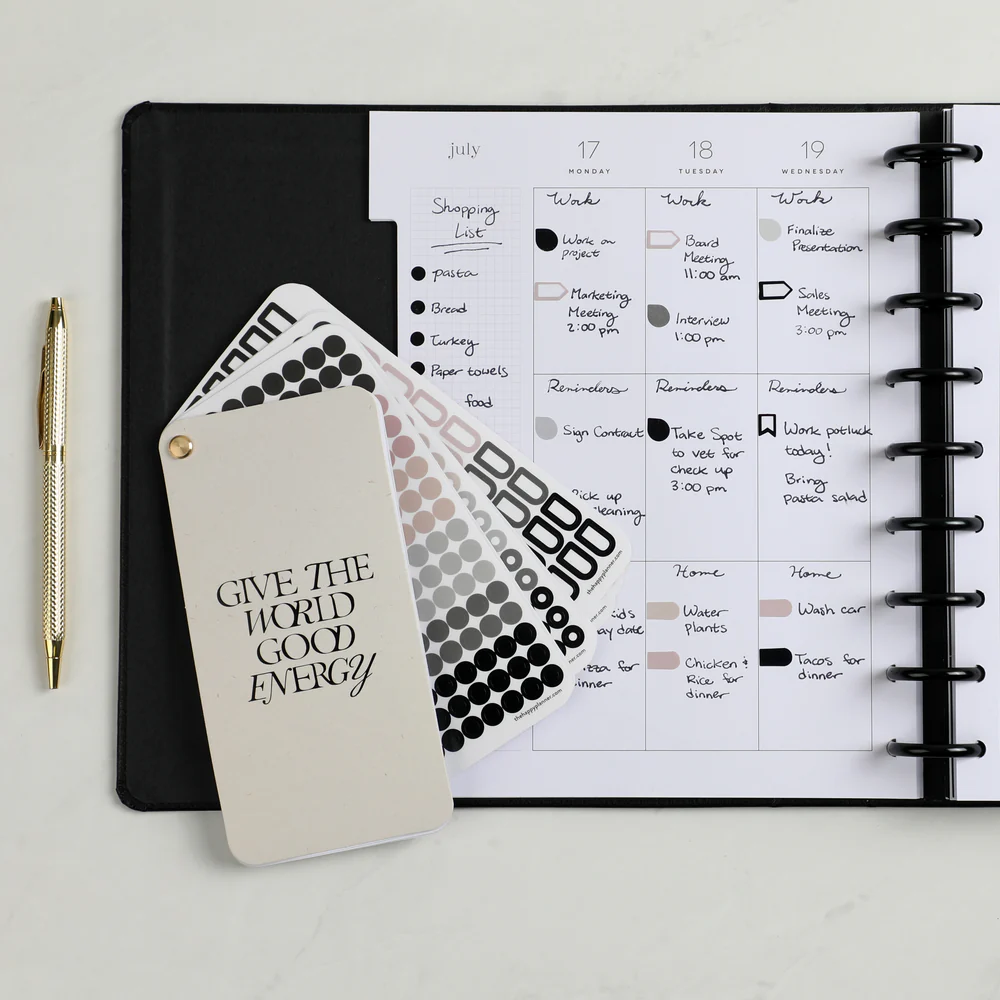 Work + Life Metropolitan - Foil Sticker Fan Book - 16 Sheets - Image 3
