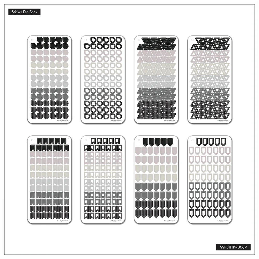 Work + Life Metropolitan - Foil Sticker Fan Book - 16 Sheets - Image 5