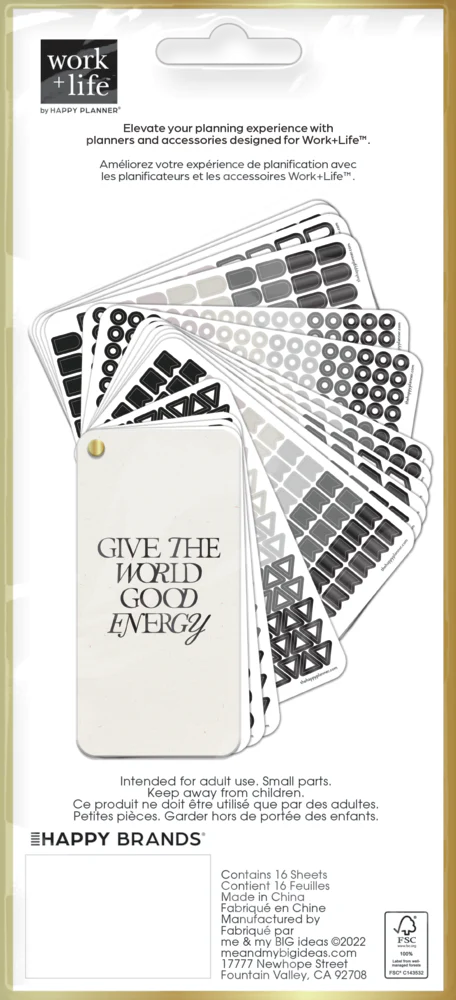 Work + Life Metropolitan - Foil Sticker Fan Book - 16 Sheets - Image 8