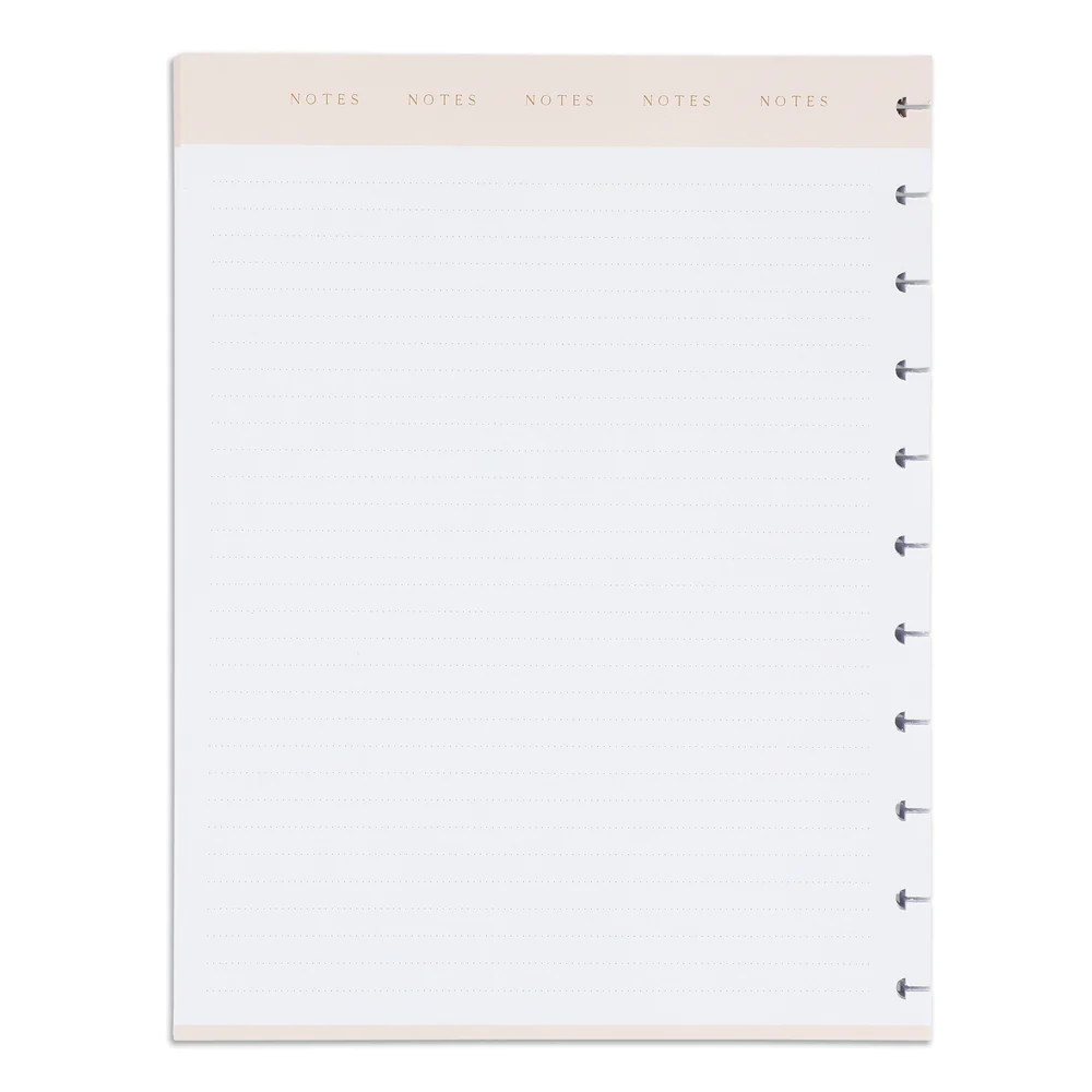 Work + Life Neutral Modernist Big Filler Paper - Dot Lined Paper - 60 Sheets - Image 3