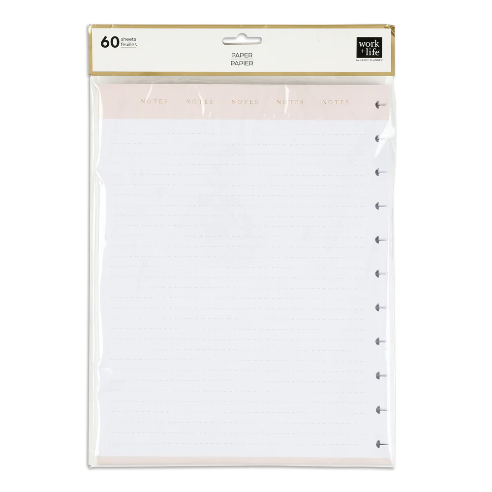 Work + Life Neutral Modernist Big Filler Paper - Dot Lined Paper - 60 Sheets - Image 4