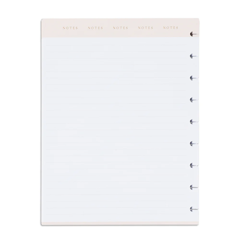 Work + Life Neutral Modernist Classic Filler Paper - Lined Paper - 60 Sheets - Image 3