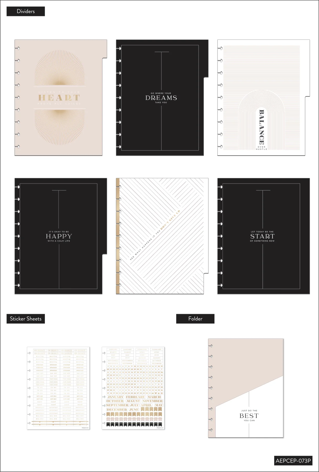 Work + Life Neutral Modernist - Classic Vertical Extension Pack - 6 Months - Image 5