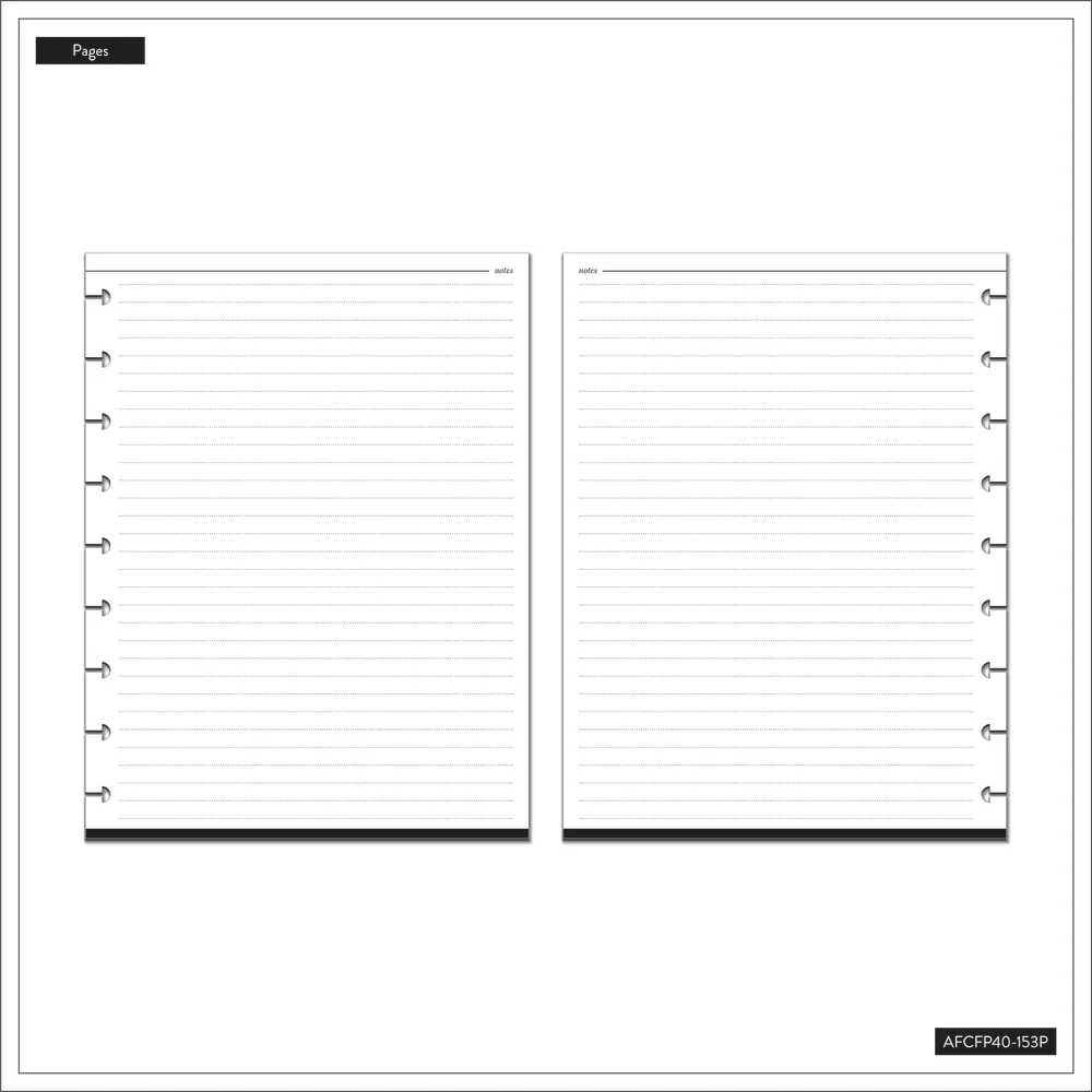 Work + Life Onyx - Dotted Lined Classic Filler Paper - 40 Sheets - Image 3