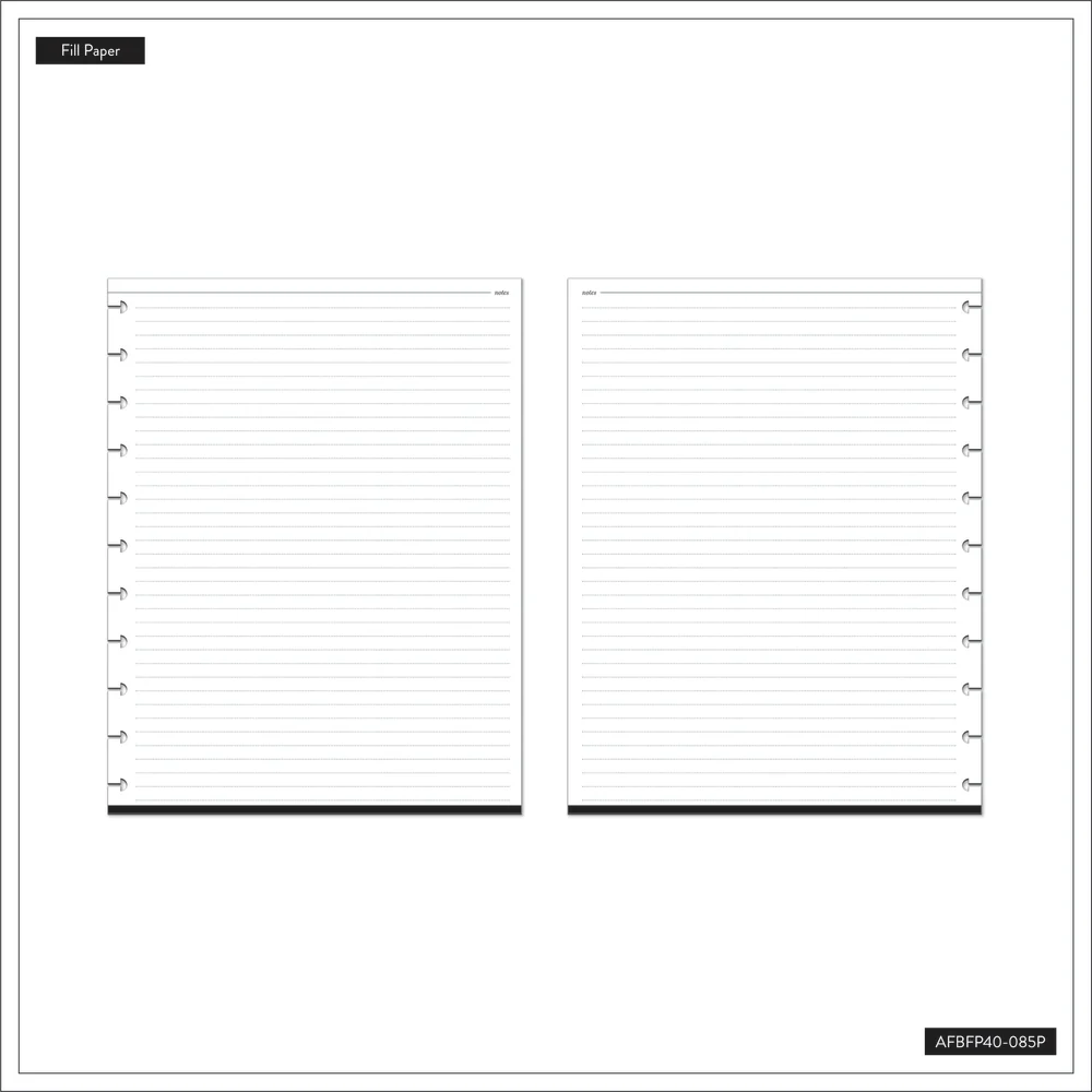 Work + Life Onyx - Dotted Lined Big Filler Paper - 40 Sheets - Image 3
