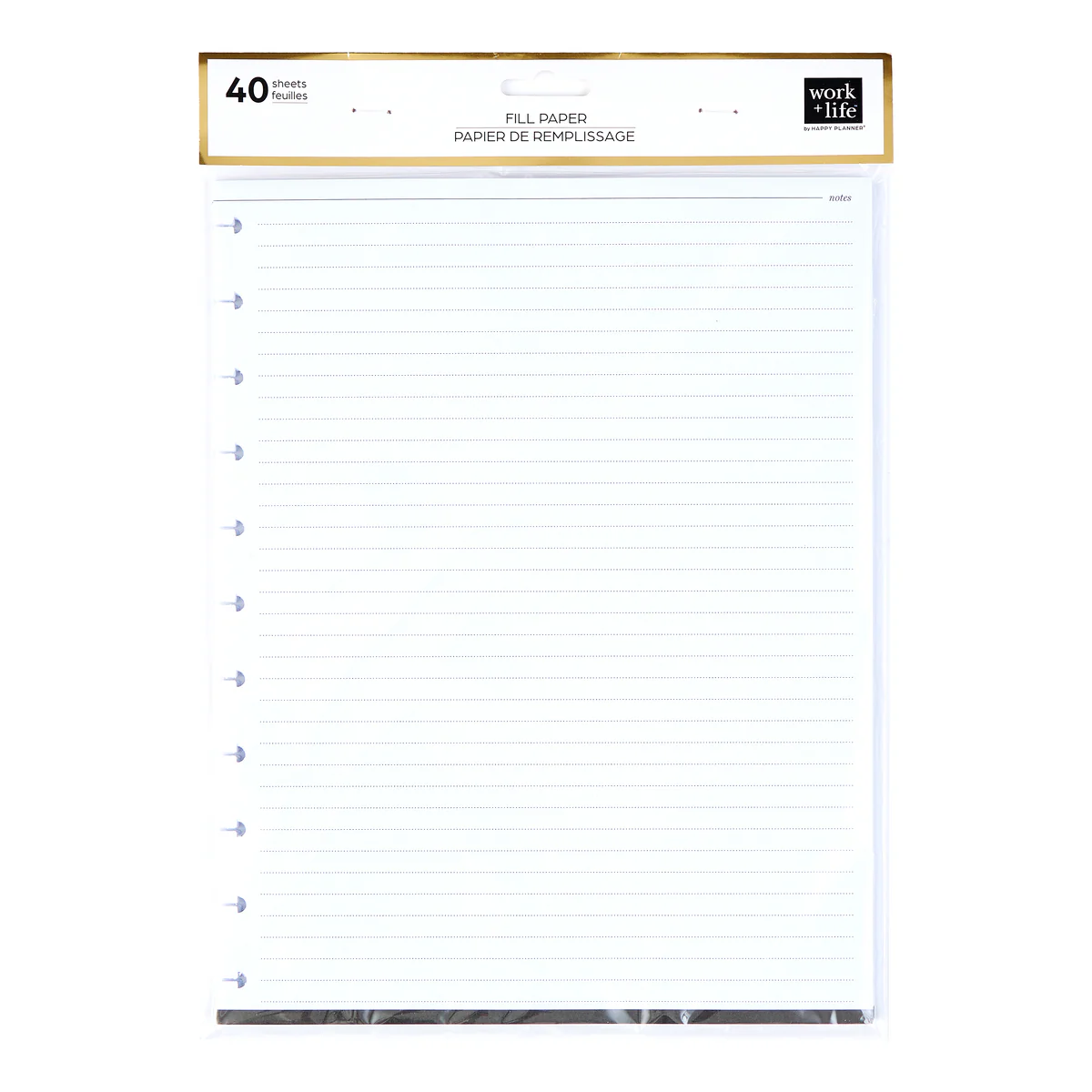 Work + Life Onyx - Dotted Lined Big Filler Paper - 40 Sheets - Image 4