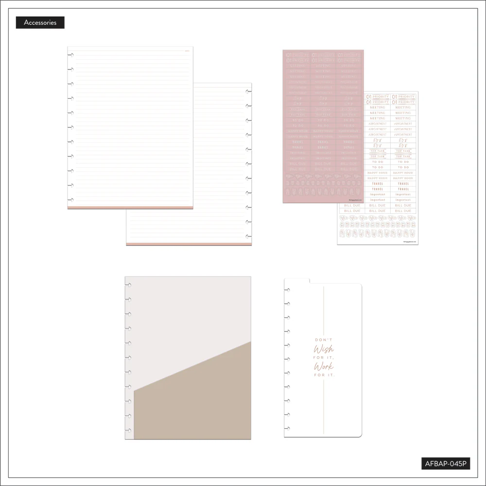 Work+ Life Rose Gold - Big Accessory Pack - Image 3