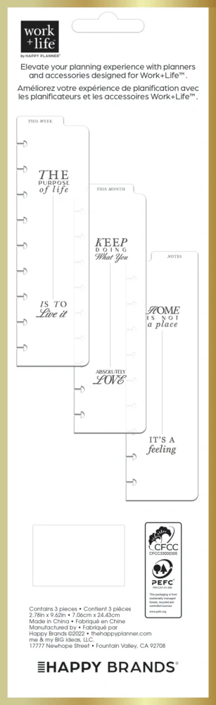 Work + Life Signature - Classic Bookmarks - 3 Pack - Image 6