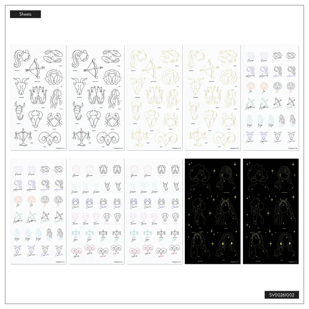 Zodiac Stargazer - Mega Value Pack Stickers - 100 Sheets - Image 10
