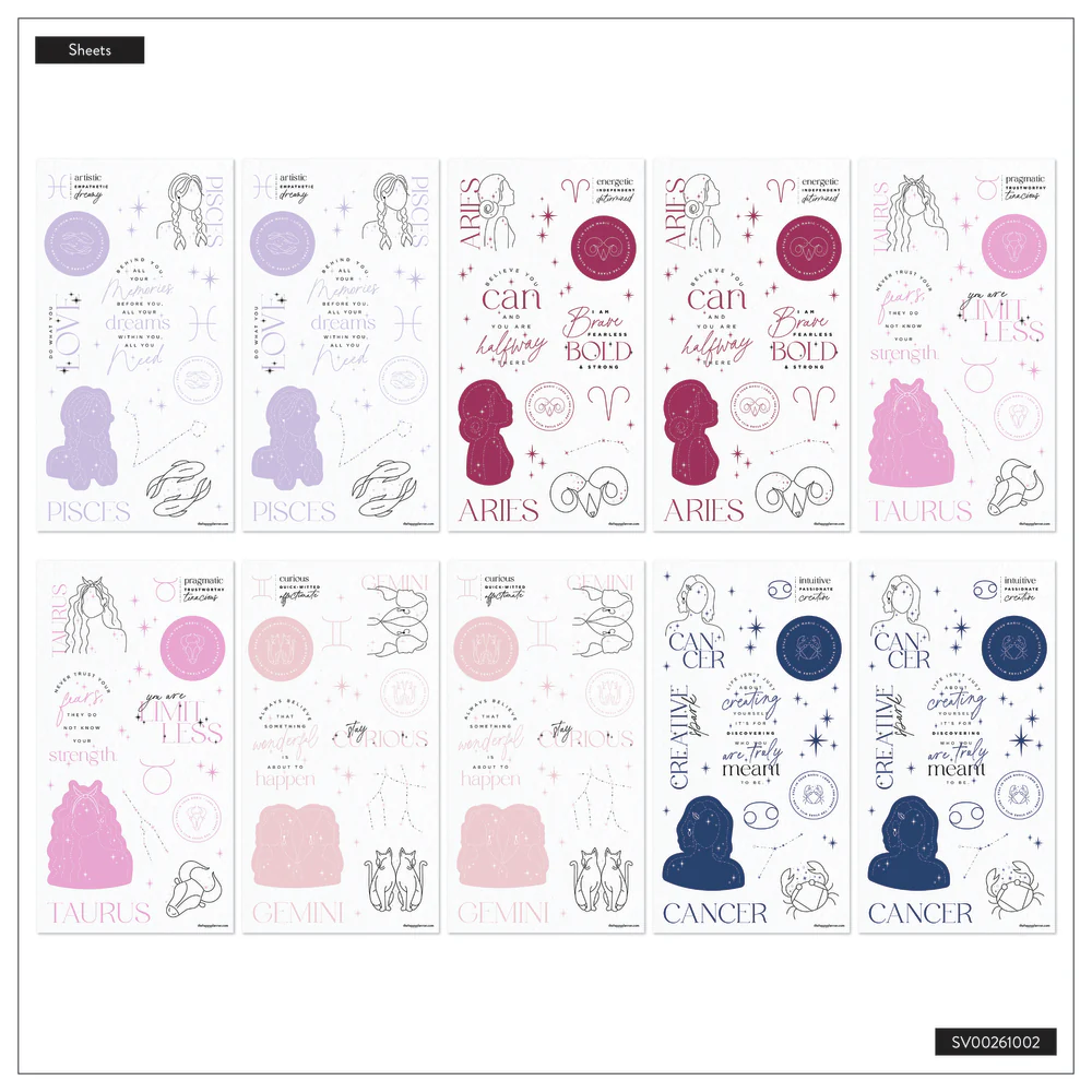 Zodiac Stargazer - Mega Value Pack Stickers - 100 Sheets - Image 5