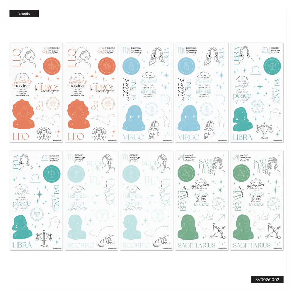 Zodiac Stargazer - Mega Value Pack Stickers - 100 Sheets - Image 6