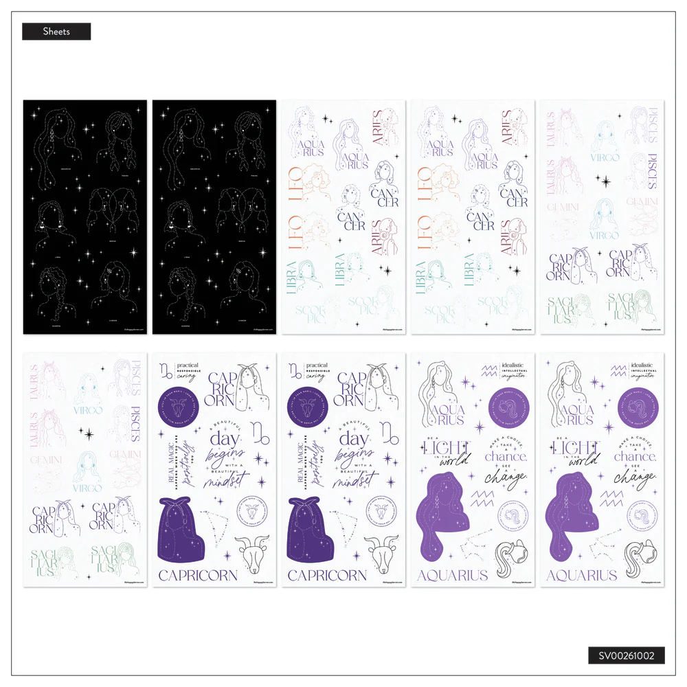 Zodiac Stargazer - Mega Value Pack Stickers - 100 Sheets - Image 7