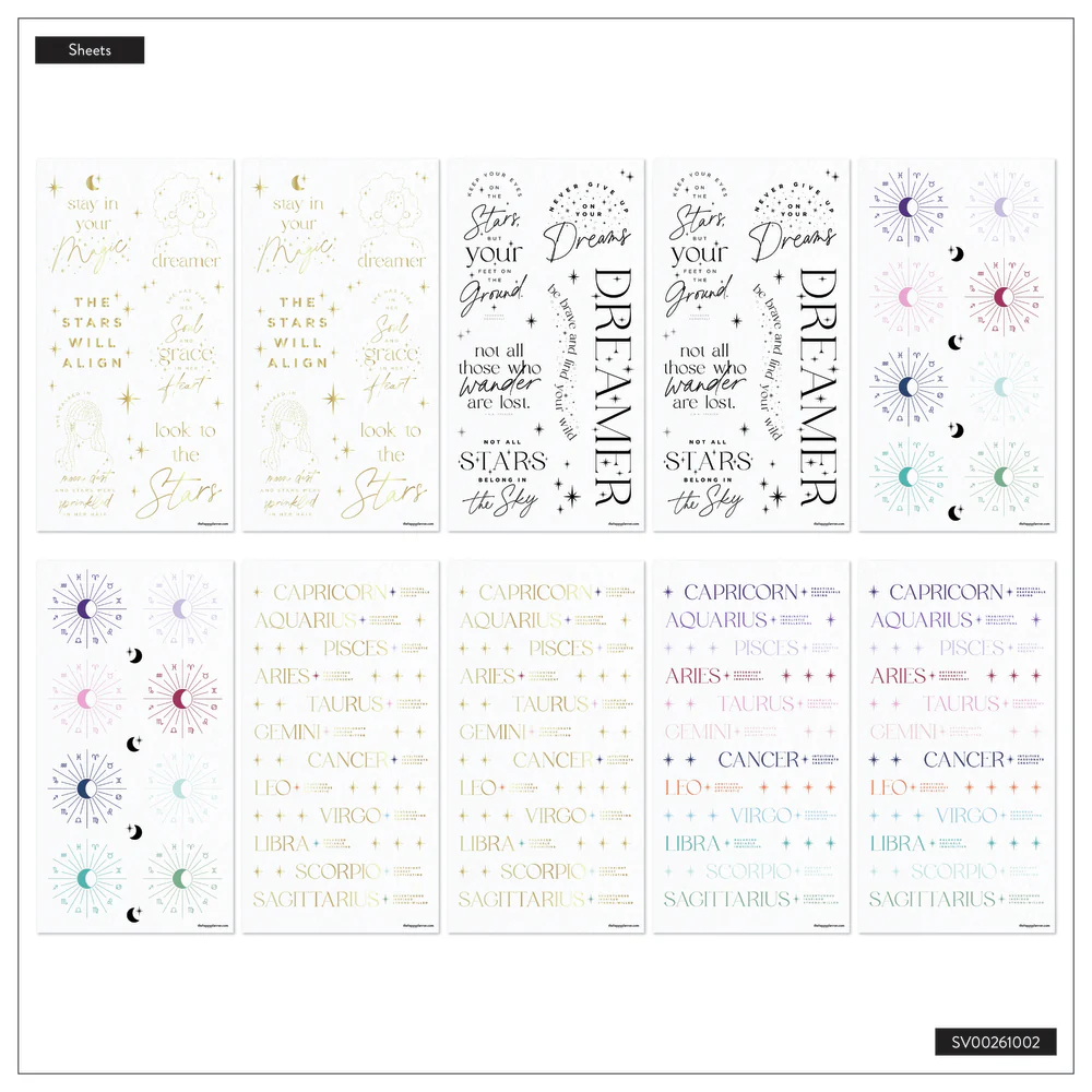 Zodiac Stargazer - Mega Value Pack Stickers - 100 Sheets - Image 9